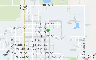 Map of 807 Lukfata Street, Broken Bow, OK 74728, USA
