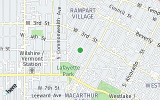 Map of 421 S. La Fayette Park Place 503, Los Angeles, CA 90057, USA