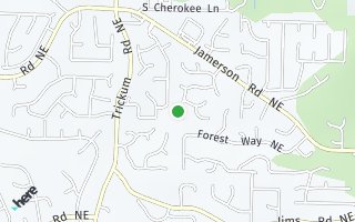 Map of 4924 Marlos Drive NE, Marietta, GA 30066, USA