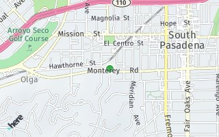 Map of 822 Monterey Road, South Pasadena, CA 91030, USA