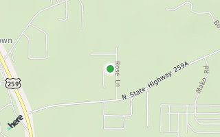 Map of Tahanee Lane, Hochatown, OK 74728, USA
