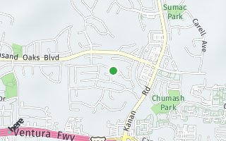 Map of 5710 Rock Creek Road, Agoura Hills, CA 91301, USA