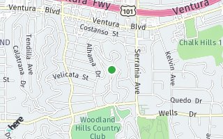 Map of 5046 Escobedo Drive, Woodland Hills, CA 91364, USA