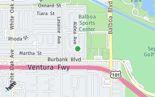 Map of 17144 Collins St, Encino, CA 91316, USA