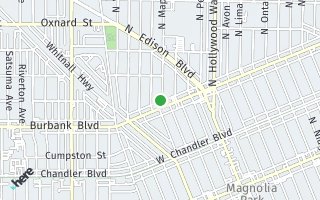 Map of 1411 N. Maple Street, Burbank, CA 91505, USA