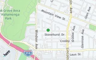 Map of 729 Figueroa Drive, Altadena, CA 91001, USA