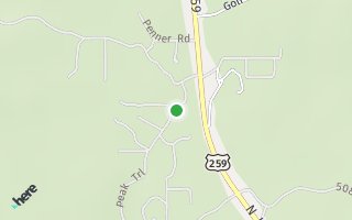 Map of On Golden Pond & Green Briar, Hochatown, OK 74728, USA