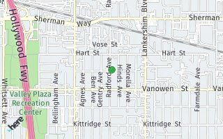 Map of 6904 Radford Ave #2, North Hollywood, CA 91605, USA