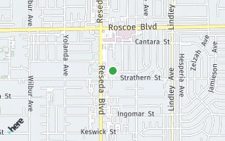 Map of 8040 Canby Ave # 1, Reseda, CA 91335, USA