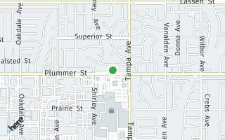 Map of 19355 Plummer Street, Northridge, CA 91324, USA
