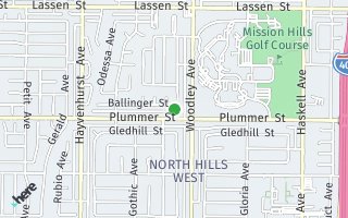 Map of 16234 Ballinger Street, North Hills, CA 91343, USA
