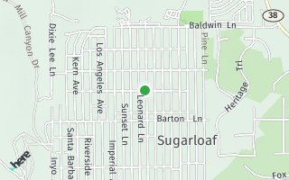 Map of 378 Holmes, Sugarloaf, CA 92386, USA