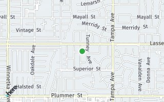 Map of 9826 Belmar Avenue, Northridge, CA 91324, USA