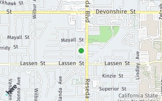 Map of 18518 Mayall Street #H, Northridge, CA 91324, USA