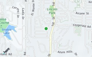 Map of 854 Anson Street, Simi Valley, CA 93065, USA