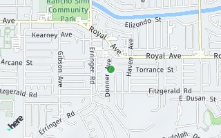 Map of 2013 Stanford Drive, Simi Valley, CA 93065, USA