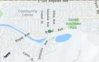 Map of 1403 Moreno Drive, Simi Valley, CA 93063, USA
