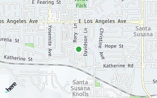 Map of 1550 Rory Lane #110, Simi Valley, CA 93063, USA