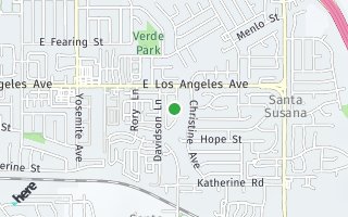 Map of 1857 Love Circle, Simi Valley, CA 93063, USA