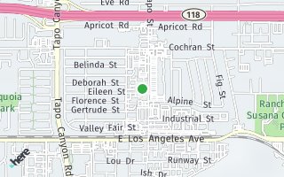 Map of 4377 Green Pasture Lane, Unit 5, Simi Valley, CA 93063, USA