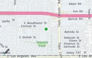 Map of 3872 Delano Court, Simi Valley, CA 93063, USA