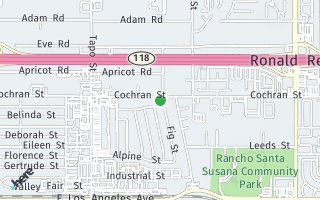 Map of 4570 Cochran Street, Simi Valley, CA 93063, USA