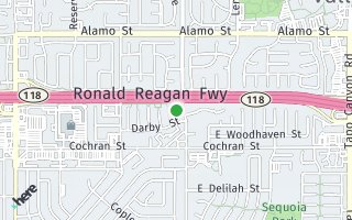 Map of 2531 Radford Court, Simi Valley, CA 93063, USA