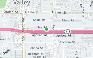 Map of 4310 Eve Road, Simi Valley, CA 93063, USA