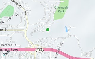 Map of 5934 Indian Terrace Drive, Simi Valley, CA 93063, USA