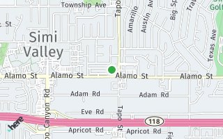 Map of 2847 Tapo Street, Simi Valley, CA 93063, USA