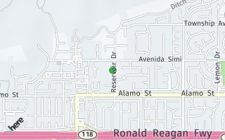 Map of 2959 Reservoir Drive, Simi Valley, CA 93063, USA