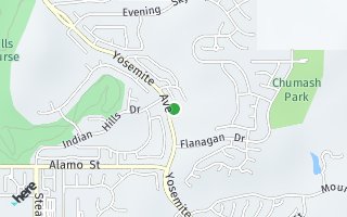 Map of 3013 Obsidian Court, Simi Valley, CA 93063, USA
