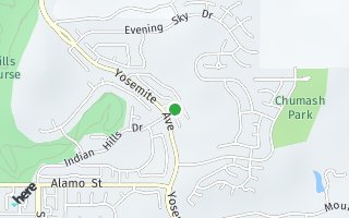 Map of 3084 Obsidian Court, Simi Valley, CA 93063, USA