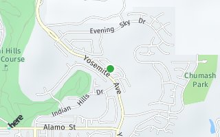 Map of 3140 Tecopa Springs Lane, Simi Valley, CA 93063, USA