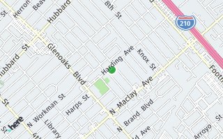 Map of 962 Harding Avenue, San Fernando, CA 91340, USA
