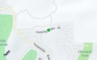 Map of 5635 Evening Sky Drive, Simi Valley, CA 93063, USA