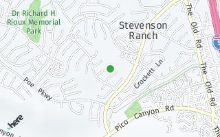 Map of 25554 Baker Place, Stevenson Ranch, CA 91381, USA
