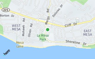 Map of 222 Meigs Rd #5, Santa Barbara, CA 93109, USA