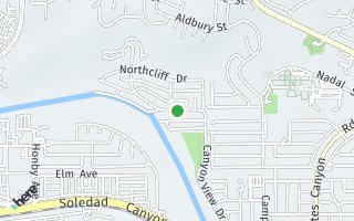 Map of 19842 Canyon View Drive, Canyon Country, CA 91351, USA