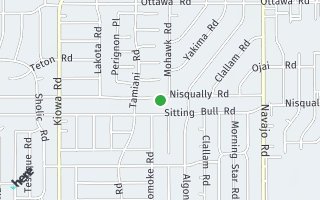 Map of 21305 Nisqually Rd., Apple Valley, CA 92307, USA