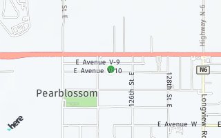 Map of 12347 East Ave. V10, Pearblossom, CA 93553, USA