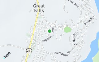 Map of 7 Elm Street, Great Falls, SC 29055, USA