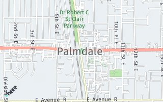 Map of Vicinity of 140th-145th St. East / Ave. M8, Palmdale, CA 93591, USA