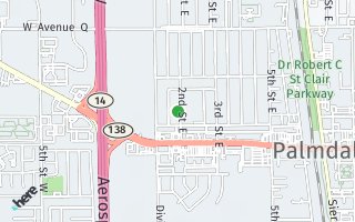Map of 38465 2nd St. East, Palmdale, CA 93550, USA
