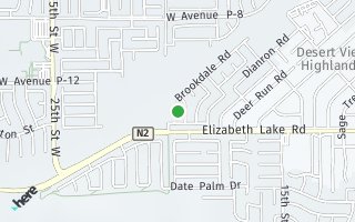 Map of 38832 Brookdale Road, Palmdale, CA 93551, USA