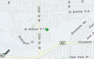 Map of 2306 W Avenue P-12, Palmdale, CA 93551, USA
