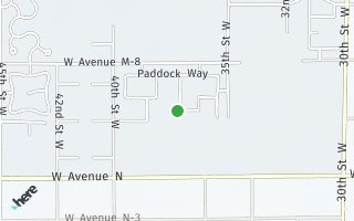 Map of 3628 Ave M-11, Lancaster, CA 93536, USA