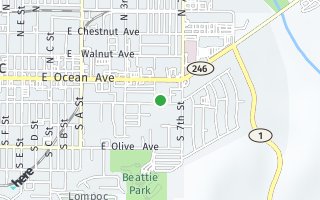 Map of 1305 E. Cypress Ave., Lompoc, CA 93436, USA