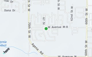 Map of 41559 Manzanita Drive, Palmdale, CA 93551, USA