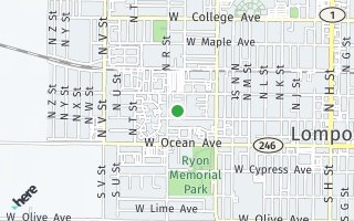 Map of 1031 W. Walnut Ave., Lompoc, CA 93436, USA